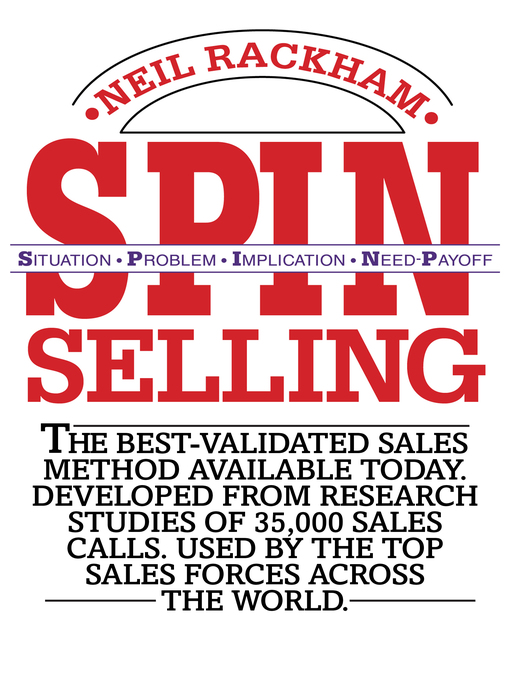 Title details for SPIN Selling by Neil Rackham - Wait list